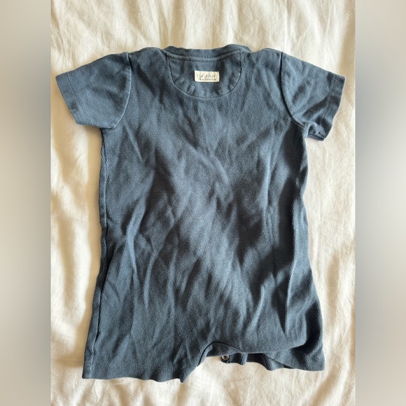 En Fant Organic Cotton navy onesie, size 18 months - Picture 3 of 5